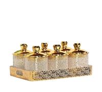 NonMiFyR Barattolo Da Cucina con Manico E Vassoio per Caffè, Dessert E Altro