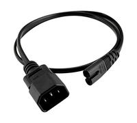 NonMiFyR Cavo di Prolunga CA IEC 320 C14-C7 Da 60 Cm IEC320 2P per PDU UPS