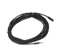 NonMiFyR Cavo Prolunga per Cuffie 3.5mm Jack Maschio-Femmina Cavo Aux Nero, Nero 3m