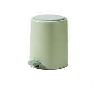 NonMiFyR Cestino con Coperchio Bidone Pattumiera Secchio Spazzatura con Pedale Profilo Compatto 8L in con Chiusura Morbida Riduce Odori Mantiene l'Ordine, Verde