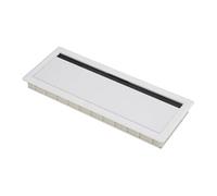 NonMiFyR Copri Scatola Cavi Organizer Scrivania Gestione Fili Copertura Alluminio E PP Pratica E Antisbiadimento Adatta per Bambini, Bianco