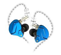 NonMiFyR Cuffie Gaming in Ear Auricolari Headset con Microfono Filo Cablato Driver Dinamico 10 Mm Chiarezza Voci Cavo Rame Schermato Gancio Orecchio Compatto, Blu Diamante, Standard