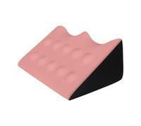 NonMiFyR Cuscino a Cuneo per Letto, Supporto per Gambe Massaggiante, Comodo Cuscino per La Schiena con Supporto per L'inclinazione, Cuscino per L'eleva, Rosa