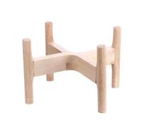 NonMiFyR Dispenser per Bevande Stand Elevato in Legno Telaio Rettangolare Croce Centrale Design Aperto Comodo per Accoglienza Ospiti Picnic Celebrazioni, Base In Legno GZ1013D