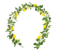 NonMiFyR Ghirlanda di Artificiali Da Appendere, Ghirlanda di Fiori, Frutta Artificiale, Fiori Artificiali, Piante Verdi, Vite per Il Giardino, Centrotav, Style B