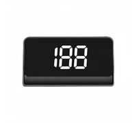 NonMiFyR Gps Speedometer Display Parabrezza Tachimetro Contachilometri Font Grandi Materiale Funzione Antiriflesso Attivazione Automatica Adatto per Auto Camion Autobus Guida Notturna, Bianco, Mph