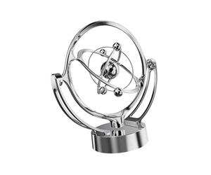 NonMiFyR Leggera E Versatile, Questa Statuetta da Tavolo Realizzata a Mano è Dotata di Equilibrio, Ideale per Decorare La Casa E L'Ufficio, Argento