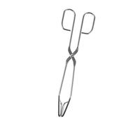 NonMiFyR Pinza Triangolare da Cucina Resistente per Cucinare, Cuocere Il Pane, Pinza Seghettata per Servire, per Interni, Esterni, Casa, Carne, Antipasti, Lunghezza 30 Cm