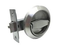 NonMiFyR Pomelli Rotondi con Anelli per Esterni, Base Ispessita, Pomello per Porta Incassato per Armadi O Corridoi, Chiusura a doppia faccia