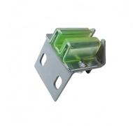 NonMiFyR Scarpa Guida Ascensore WM Testa Guida Contrappeso Guida Rotaia Supporto Compatto Inserto Traslucido Struttura Visibile Montaggio Asolato Guida, 10mm Foro 70mm Foro Lungo
