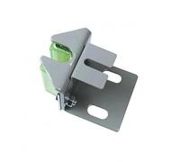 NonMiFyR Scarpa Guida Ascensore WM Testa Guida Contrappeso Guida Rotaia Supporto Compatto Inserto Traslucido Struttura Visibile Montaggio Asolato Guida, 16mm Foro 60mm Foro Lungo