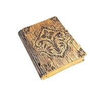 NonMiFyR Scatola Portaoggetti a Forma di Libro in Legno, Design Retrò, Scatola Dei Ricordi, Ornamento Rustico Da Scrivania