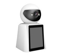 NonMiFyR Smart Camera Videosorveglianza Interno Telecamera Schermo Display Funzione Tracciamento Umano Materiale Pp Adatta per Monitoraggio