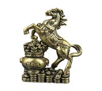 NonMiFyR Statua di Cavallo in Ottone, Statuetta di Cavallo, Artigianato, Decorazione per Il Capodanno Cinese 2026, per Camera Da Letto, Ufficio, Scrivania O Sc, Style B