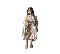 NonMiFyR Statua di Gesù, Figura di Gesù, Scultura in Miniatura Compatta, Moderna per Cruscotto, Soggiorno, Ufficio O Scaffale, S