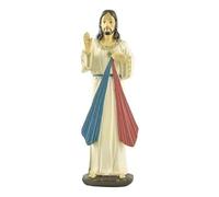 NonMiFyR Statuetta in Resina Raffigurante Gesù Della Divina Misericordia, Ideale Come Regalo per Armadietto, Scrivania O Libreria.