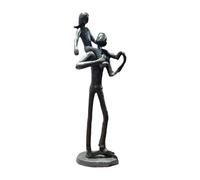 NonMiFyR Statuetta Padre Figlia Regalo per Il Papà Dalla Figlia per Le Vacanze Compleanno Del Patrigno