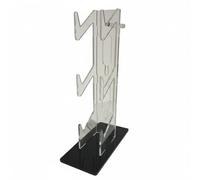 NonMiFyR Supporto Controller Acrilico Porta Controller Supporto Cuffie Espositore Trasparente Salvaspazio Organizzatore Compatto in Acrilico Solido Adatto per Postazione di Gioco, Nero