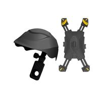 NonMiFyR Supporto per Telefono per, Visiera Parasole con Morsetto, Leggero, Antiurto E Antiscivolo, Supporto per Telefono Cellulare per La Guida, Giallo