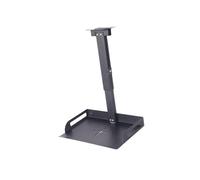 NonMiFyR Supporto Proiettore Soffitto Universale con Vassoio Regolabile in Ferro Robustezza Elevata Adatto a Installazione Semplice per Camera da, Nero