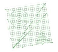 NonMiFyR Tappetino per Scarabocchi in Gel di Silice con Motivo Geometrico di Base