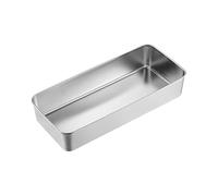 NonMiFyR Teglia per Lasagne, Teglia per Torte, Stabile, Bassa, Resistente, Vassoio Laterale Profondo, Rettangolare, per Brownies, Pane al Forno, Tiramisù, Cass, 33x15x6cm