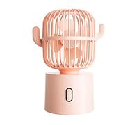 NonMiFyR Ventilatore da Tavolo USB Portatile con Testina per, Rosa
