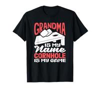 Nonna Cornhole è Il Mio Nome Cornhole Amante Maglietta
