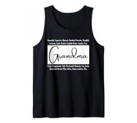 Nonna Cuore Parole Loving Grandma Typography Design Canotta