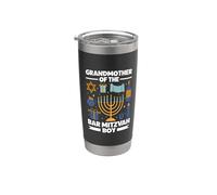 Nonna del Bar Mitzvah Bicchiere termico in acciaio inox doppia parete