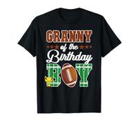Nonna Del Compleanno Ragazzo Calcio Partito Famiglia Matching Maglietta