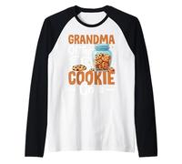 Nonna Del Cookie Crew Maglia con Maniche Raglan