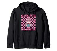 Nonna del Ringmaster Nana Circus Carnival Tent Coquette Felpa con Cappuccio