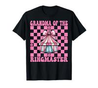 Nonna del Ringmaster Nana Circus Carnival Tent Coquette Maglietta