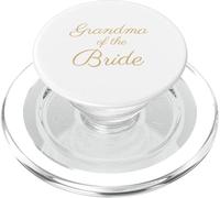 Nonna della sposa, Matrimonio & Sposa, Tan Script Font PopSockets PopGrip per MagSafe