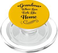 Nonna dove l"amore si sente come a casa - Nonna amorevole orgogliosa PopSockets PopGrip per MagSafe
