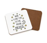Nonna i Love You To The Moon And Back Sottobicchiere - Divertente Grandma