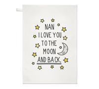Nonna i Love You To The Moon And Back Strofinaccio Piatto Panno - Divertente la