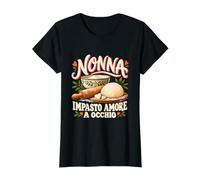 Nonna Impasto Amore A Occhio Regalo Cucina Compleanno Maglietta