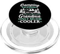 Nonna in campeggio proprio come una nonna normale, solo molto più bella PopSockets PopGrip per MagSafe