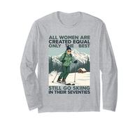 Nonna Mamma Ancora Ancora Sci negli Anni Settanta Vecchio Donne Sciatore Maglia a Manica