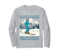 Nonna Mamma Ancora Ancora Sci negli Anni Settanta Vecchio Donne Sciatore Maglia a Manica