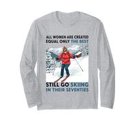 Nonna Mamma Ancora Ancora Sci negli Anni Settanta Vecchio Donne Sciatore Maglia a Manica