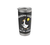 Nonna Oca Sul Sciolto Scooter Divertimento Bicchiere termico in acciaio inox doppia parete