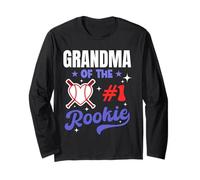Nonna Of Rookie 1st Baseball Festa di Compleanno Tema Corrispondenza Maglia a Manica