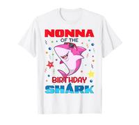 Nonna of The Birthday Shark, Festa per Bambini, Abbinamento con la Famiglia Maglietta