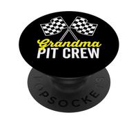 Nonna Pit Crew per costume da gara PopSockets PopGrip Adesivo