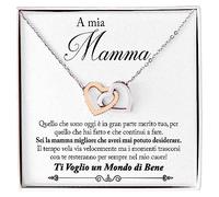 NONNA PROFESSIONISTA Collana Donna A mia Mamma Argento Sterling 925 Idee Regali per lei per festa della mamma Compleanno o Natale - Cofanetto con DEDICA incluso
