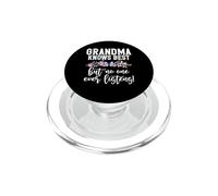 nonna sa meglio ma nessuno mai ascoltaexcl nonna PopSockets PopGrip per MagSafe