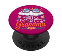 Nonna, sembro troppo giovane nipoti. la festa della mamma PopSockets PopGrip Adesivo